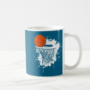 Caneca De Café Presente de Basquete para Treinador Jogador Menino
