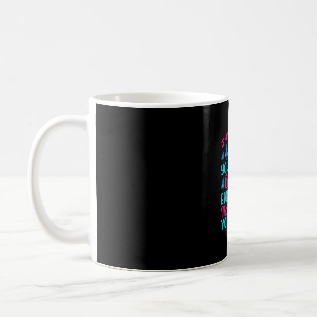 Caneca De Café Presente de borboleta | Se Quiser Voar (Esquerda)