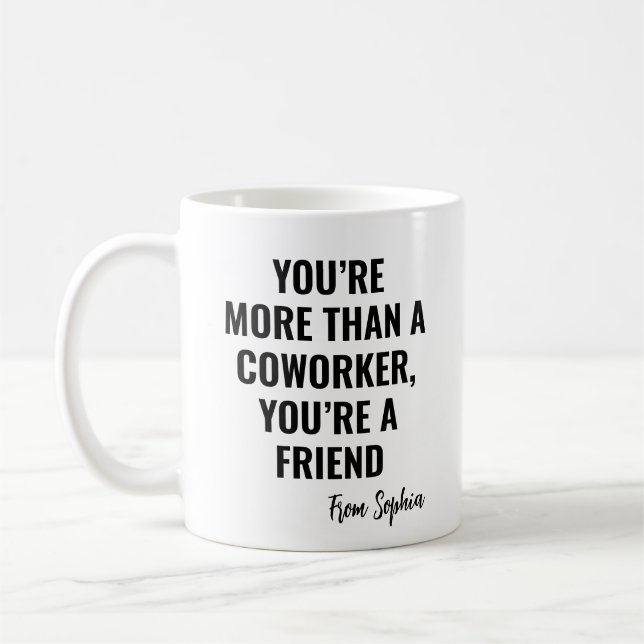 Caneca De Café Presente de brincadeira para colegas de trabalho (Esquerda)