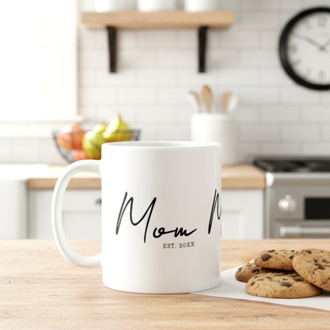 Caneca De Café Presente de Café para Mãe Estabelecida (Criador carregado)