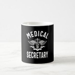 Caneca De Café Presente de Cargo do Secretário Médico