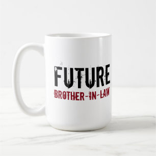 Caneca De Café Presente de Casamento do Futuro Irmão em Direito 