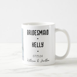 Caneca De Café Presente de Casamento Personalizado com Foto das D