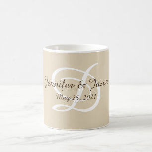 Caneca De Café Presente de casamento personalizado Mug