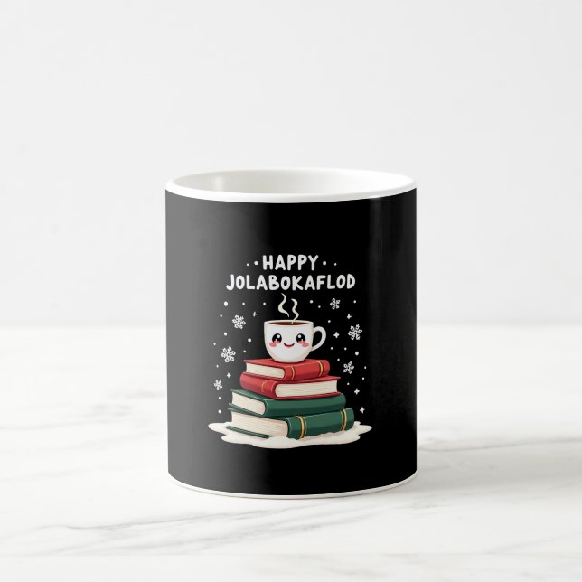 Caneca De Café Presente de Celebração Familiar Feliz Jolabokaflod (Centro)
