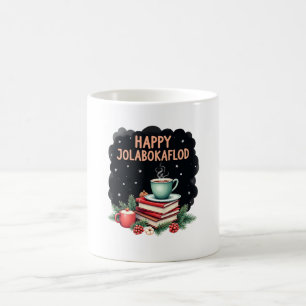 Caneca De Café Presente de Celebração Familiar Feliz Jolabokaflod