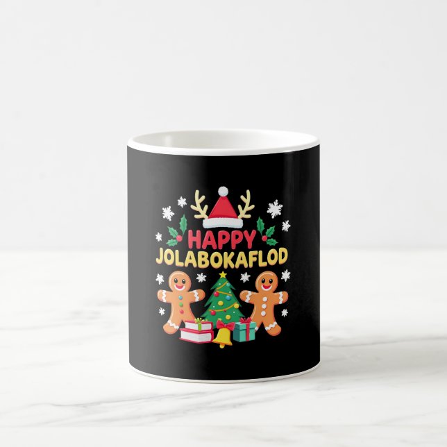 Caneca De Café Presente de Celebração Familiar Feliz Jolabokaflod (Centro)