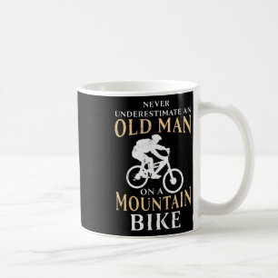 Caneca De Café Presente de Ciclismo de Montanha para Velho Ciclis