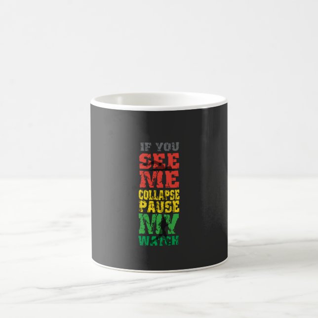 Caneca De Café Presente de ciclismo em execução (Centro)