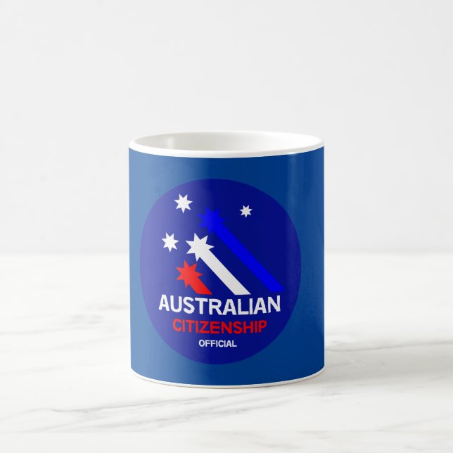 Caneca De Café Presente de cidadania australiana (Centro)