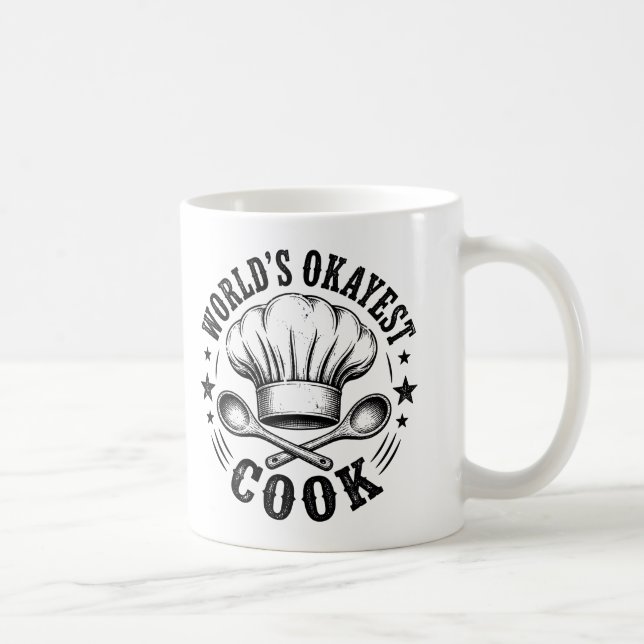 Caneca De Café Presente de Citação de Culinária Divertida Melhor  (Direita)