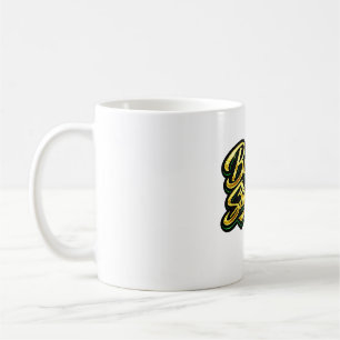 Caneca De Café Presente de Citação Dourada Nascido Para se Destac