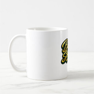 Caneca De Café Presente de Citação Dourada Nascido Para se Destac