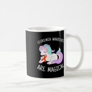 Caneca De Café Presente de Consciência da Leucemia Unicórn
