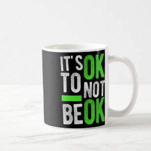 Caneca De Café Presente de Consciência do Suicídio da Saúde Menta