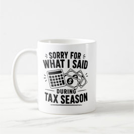 Caneca De Café Presente de Contador Fiscal para Profissional de C