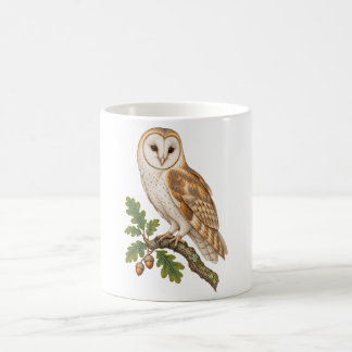 Caneca De Café Presente de Coruja de Celeiro de Outono para Amant