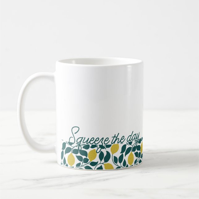 Caneca De Café Presente de Cozinha de Verão com Estampa de Limão  (Esquerda)