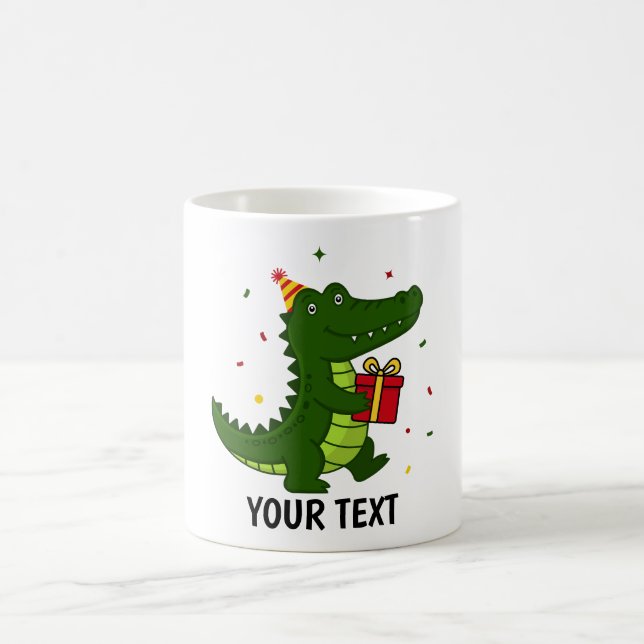 Caneca De Café Presente de Crocodilo Fofo (Centro)