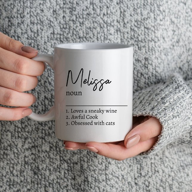 Caneca De Café Presente De Definição De Nome Personalizado Para B (Criador carregado)