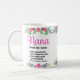 Caneca De Café Presente De Definições De Dia de as mães De Flo
