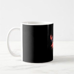 Caneca De Café Presente de design de caranguejo pirata fofo para