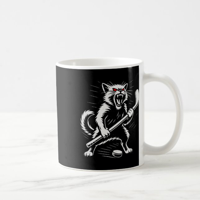 Caneca De Café Presente de design de jogador de hóquei no gelo de (Direita)