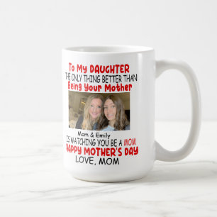Caneca De Café Presente De dia de as mães Para Filha Da Mãe