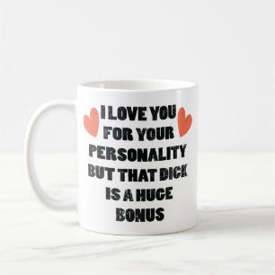Caneca De Café Presente De Dia de os namorados Engraçado Para Na