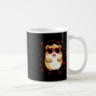Caneca De Café Presente de Dia dos Namorados de Hamster Coração B