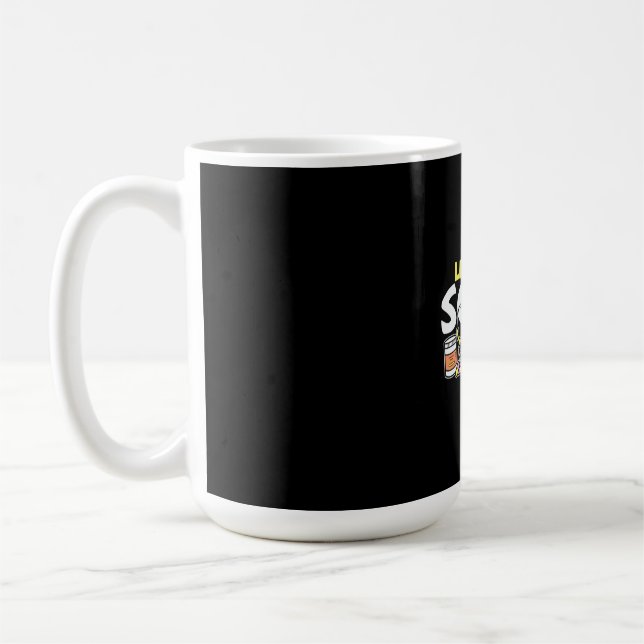 Caneca De Café Presente de Enfermeira | Viver A Vida Escrupulosa (Esquerda)