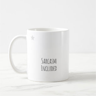 Caneca De Café Presente de escritório engraçado "Sarcasmo Incluíd