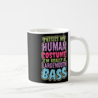 Caneca De Café Presente de Fantasia Humana de Design de Pesca Bys