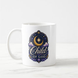 Caneca De Café Presente de Fé Cristã Celestial Filho de Deus