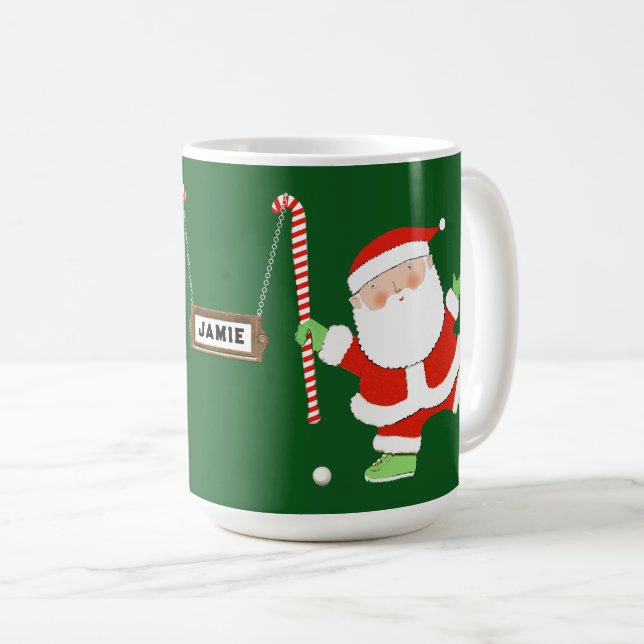 Caneca De Café Presente de Férias de Hóquei em Campo (Frente Esquerda)