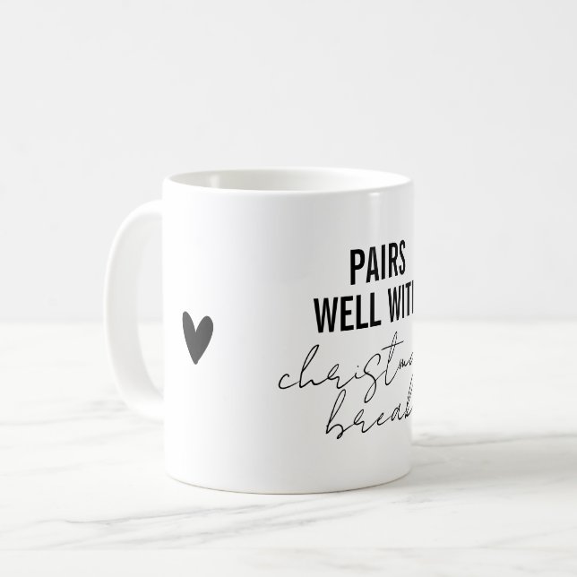 Caneca De Café Presente de Férias de Natal Engraçado (Frente Esquerda)