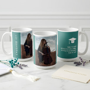 Caneca De Café Presente de Formatura Moderno Minimalista Elegante