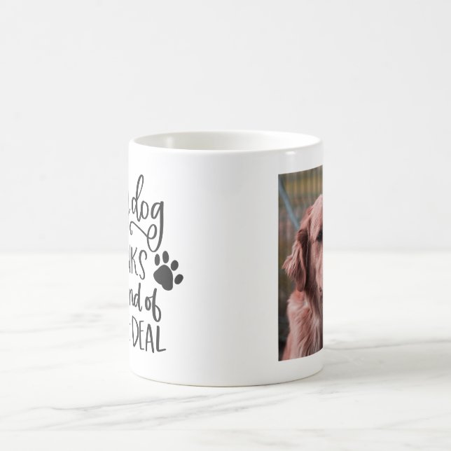 Caneca De Café Presente de foto de cachorro para dono de cachorro (Centro)