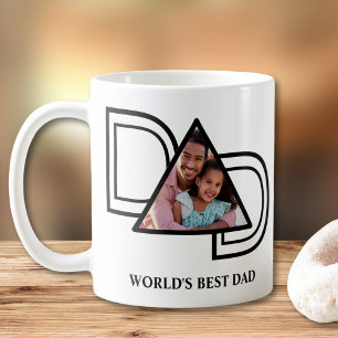 Caneca De Café Presente de Foto do Melhor Pai do Mundo