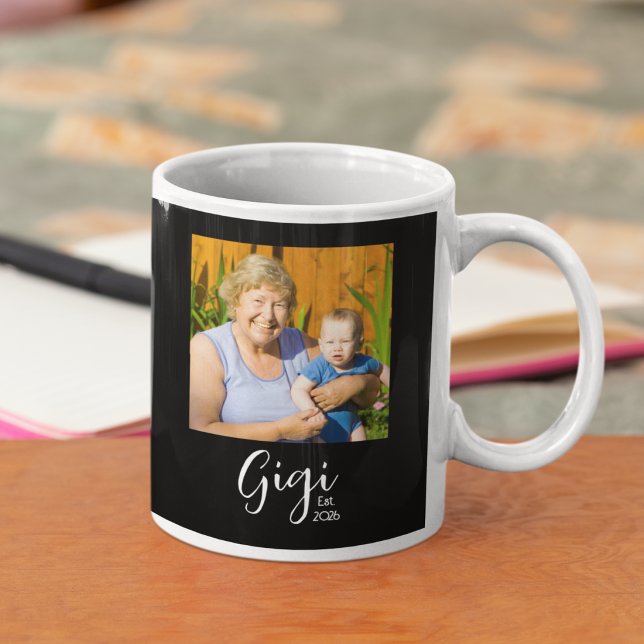 Caneca De Café Presente de Foto Estabelecida Gigi (Criador carregado)