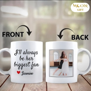Caneca De Café Presente de Foto & Mensagem Personalizada para Mam