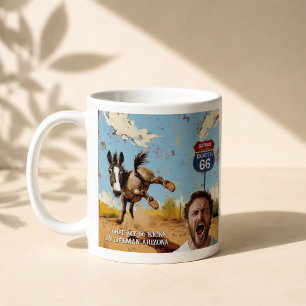 Caneca De Café Presente de foto Oatman Arizona Rota 66