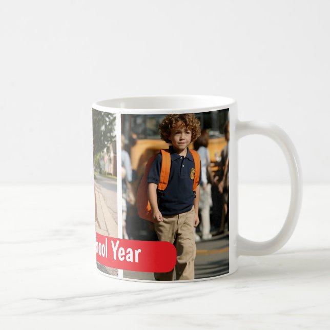 Caneca De Café Presente de Foto Personalizado do Primeiro Dia de  (Direita)