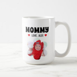 Caneca De Café Presente de Foto Personalizado Para Mamãe