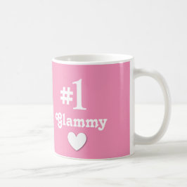 Caneca De Café Presente de Glammy do número 1 para a avó