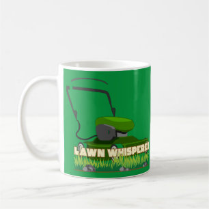 Caneca De Café presente de jardinagem engraçada LAWN WHISPERER
