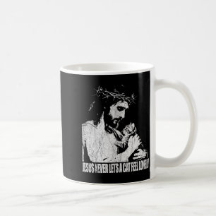 Caneca De Café Presente de Jesus Vintage Estilo Retro para Gato A