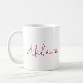 Caneca De Café Presente de Lembrança de Viagem do Alabama