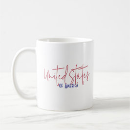 Caneca De Café Presente de Lembrança de Viagem dos Estados Unidos