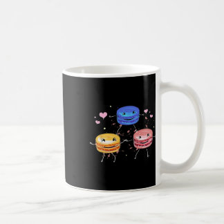 Caneca De Café Presente de Macaroon de Cheerleading Fofo e Delici